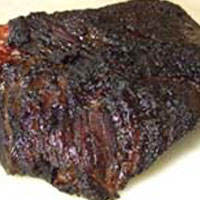 Smoked Beef Brisket with Chocolate Ancho Rub