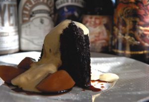 Bourbon Barrel-Aged Imperial Stout Gingerbread Cake